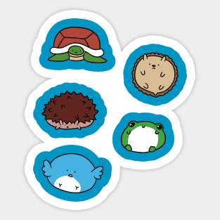 Forest Critter Blobs! Sticker